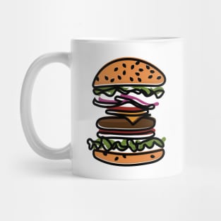 Cool Burger Mug